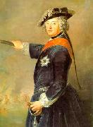 antoine pesne Frederick II of Prussia as general Spain oil painting artist